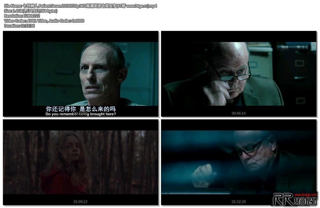 [10.19][欧美][恐怖][七号病人.Patient.Seve][BD720P-MP4/1.43GB][英语中英双字幕][已测] 