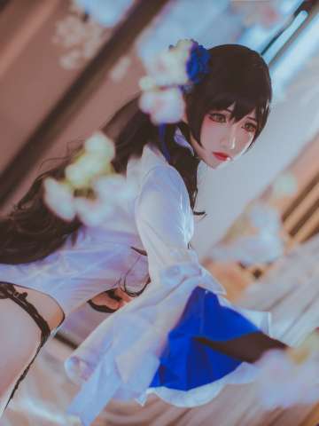 网络美女Coser衣衣 1- 95玉玲珑主题蕾丝吊袜诱惑写真